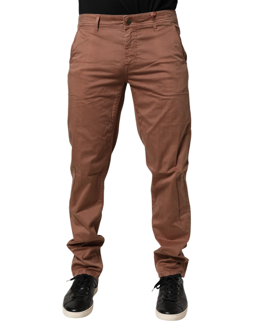 Barba Napoli Brown Skinny Jeans for Men alternate view