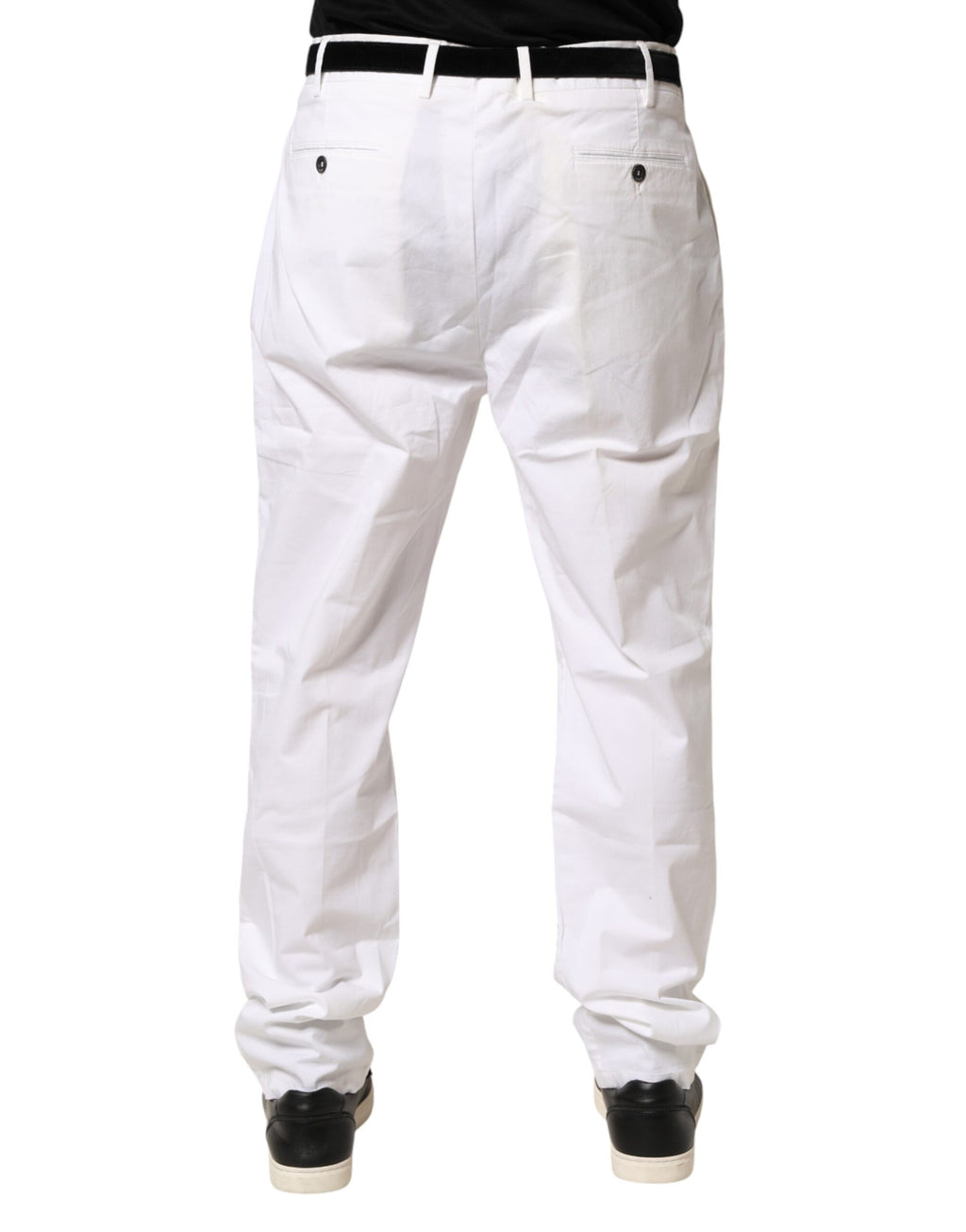 Lardini White Casual Pants for Men side view