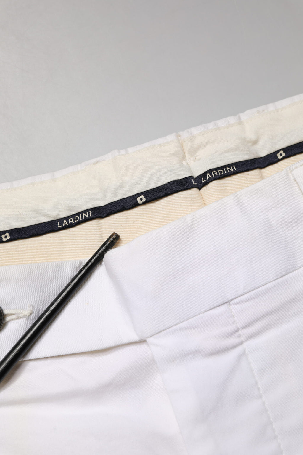 Lardini White Casual Pants for Men additional view