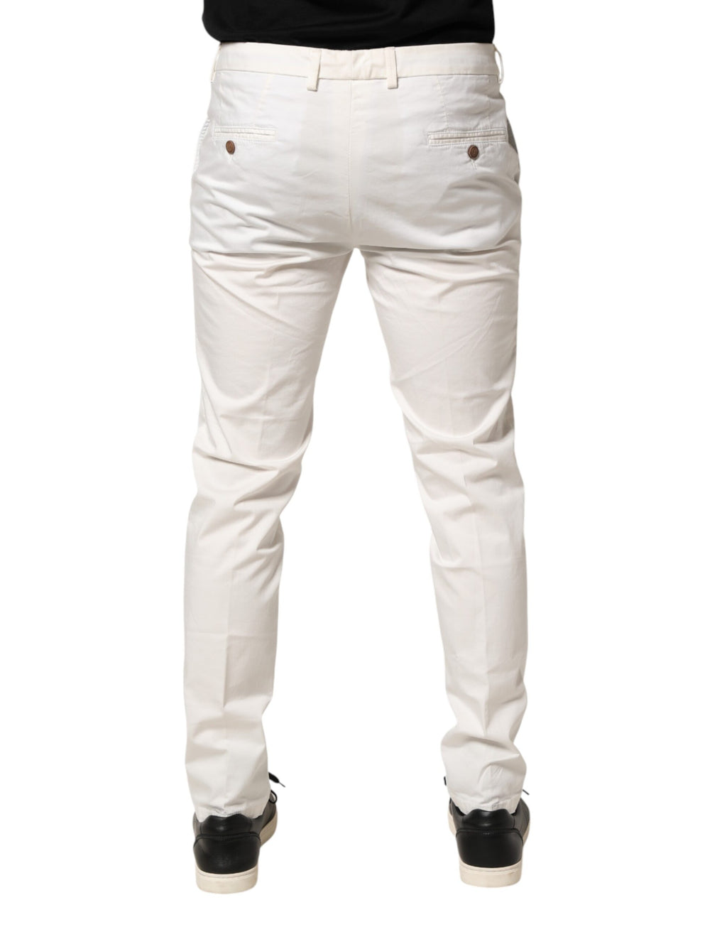 Domenico Tagliente White Dress Pants for Men side view