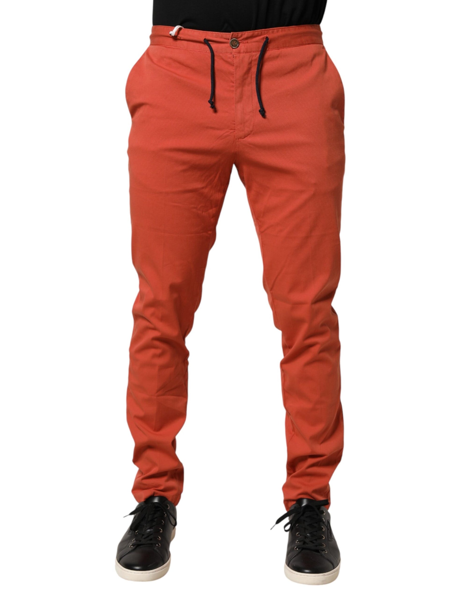 Domenico Tagliente Pantalon Chino Skinny Homme Orange