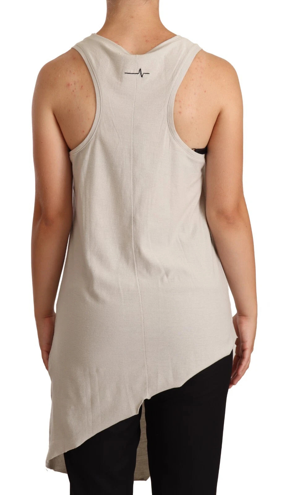 Max Mara Grey Tank Tops T for Women side view