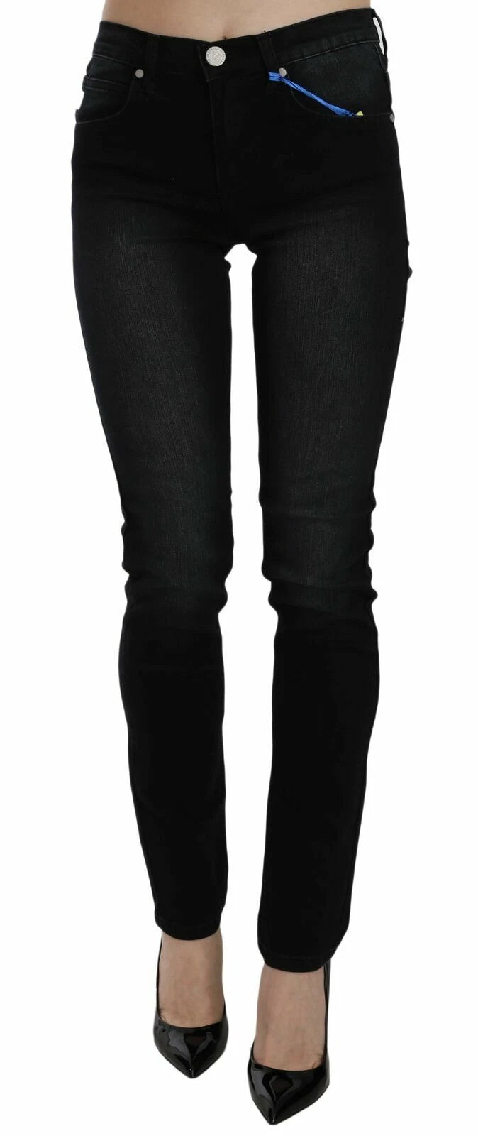 Versace Jeans Couture Black Slim Fit Jeans for Women alternate view