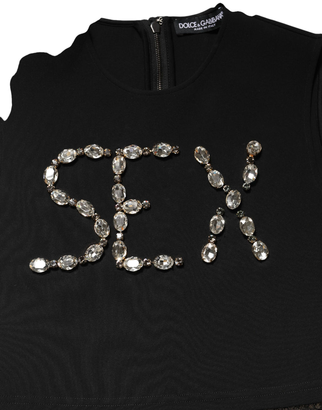 Dolce & Gabbana Black Sleeveless T-Shirt for Women additional view