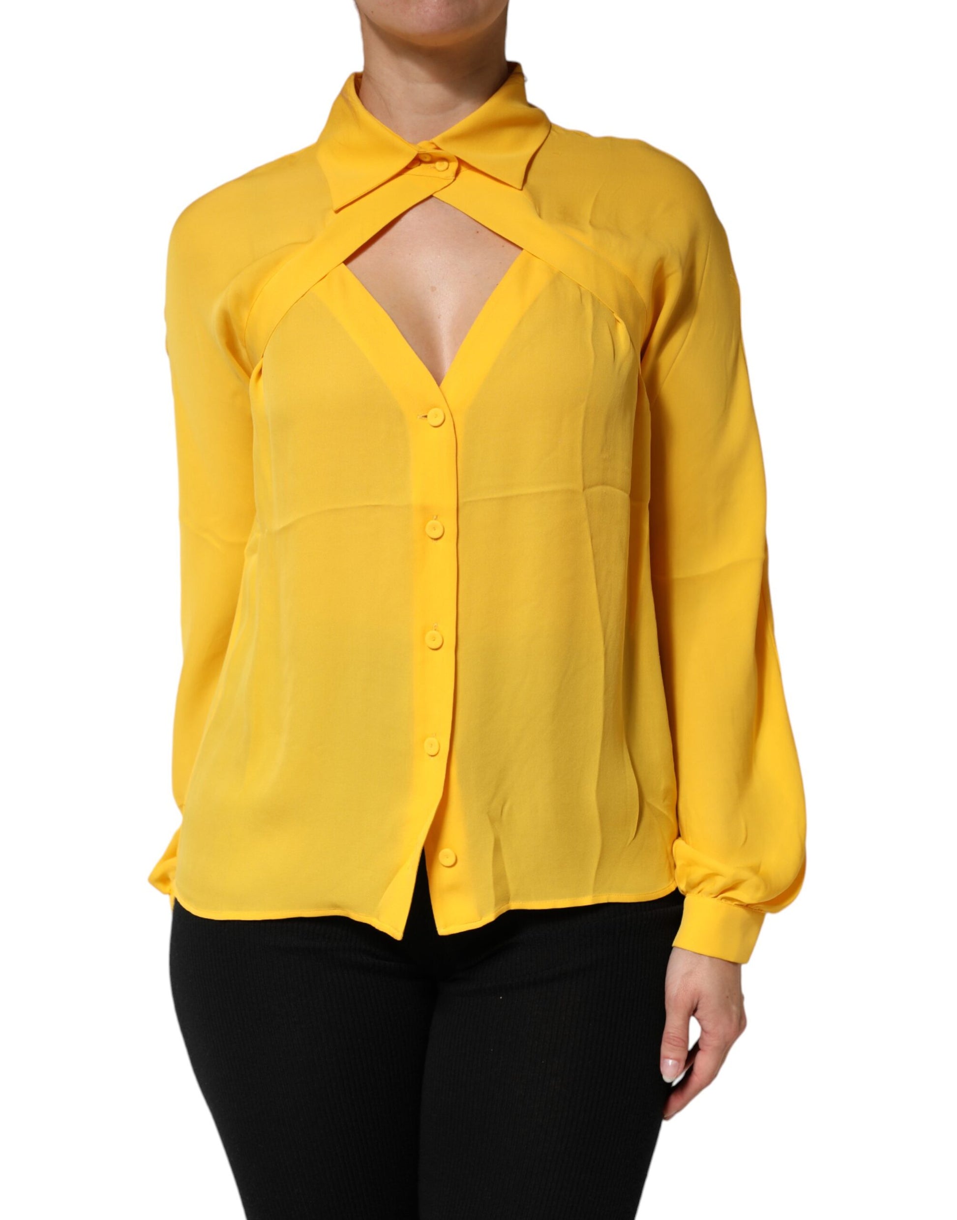 Moschino Couture Yellow Blouse for Women alternate view