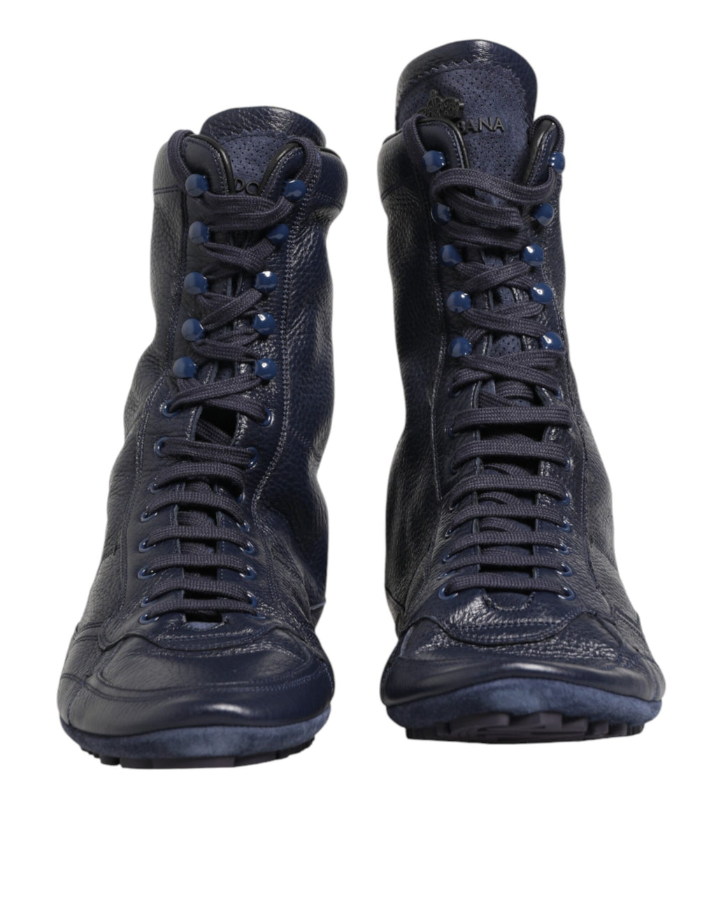 Dolce & Gabbana Blue Lace Up Boots for Men detail view