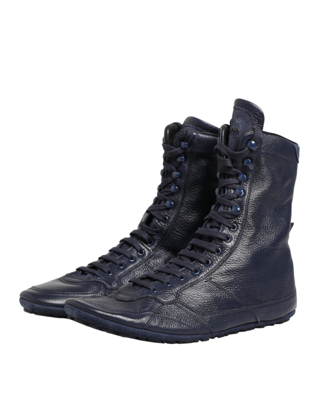 Dolce & Gabbana Blue Lace Up Boots for Men additional view