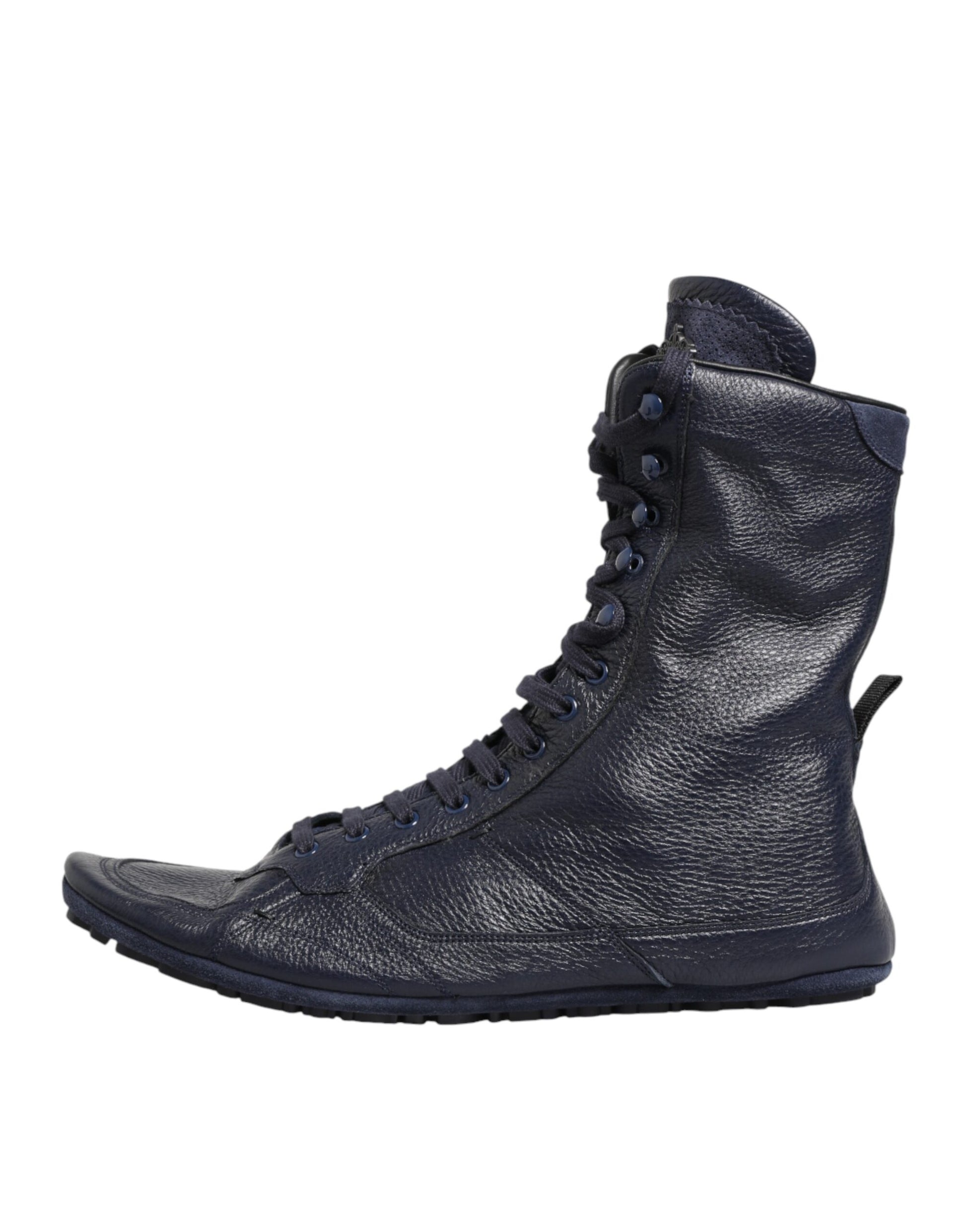 Dolce & Gabbana Blue Lace Up Boots for Men additional view