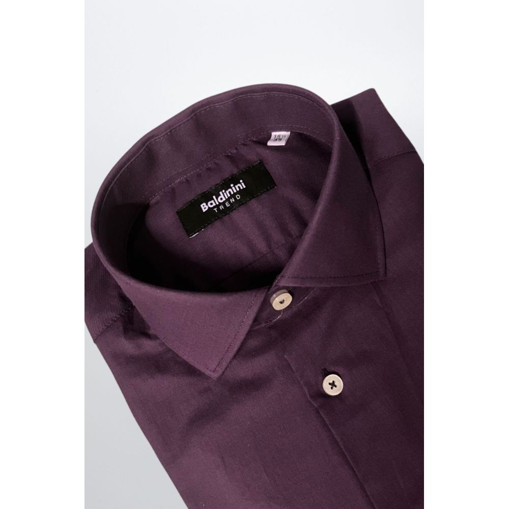 Baldinini Trend Purple Dress Shirt for Men alternate view