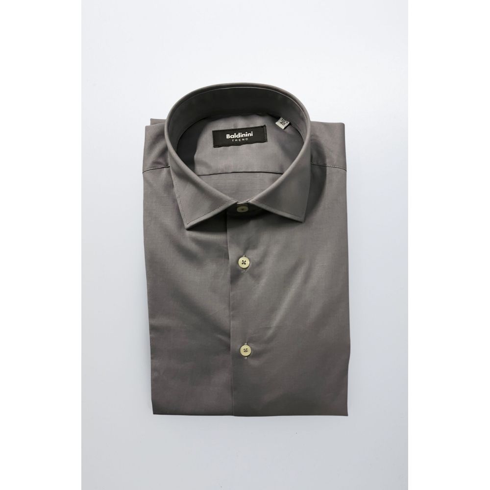 Baldinini Trend Grey Dress Shirt for Men