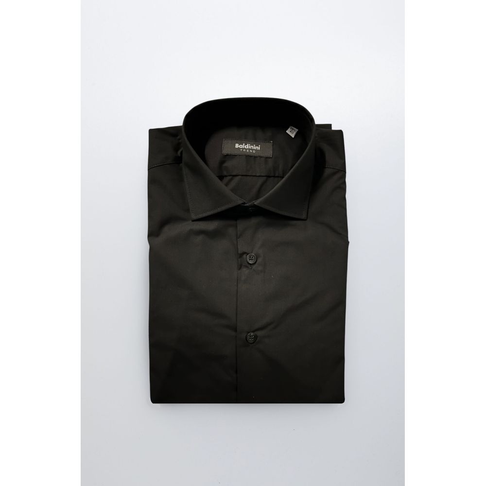 Baldinini Trend Black Dress Shirt for Men