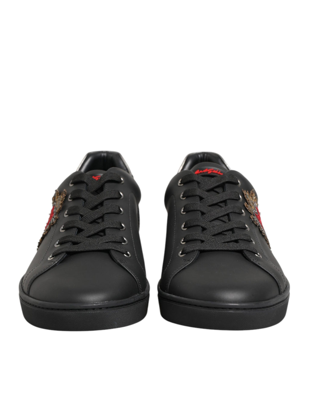 Dolce & Gabbana Black Low Top Sneakers for Men detail view