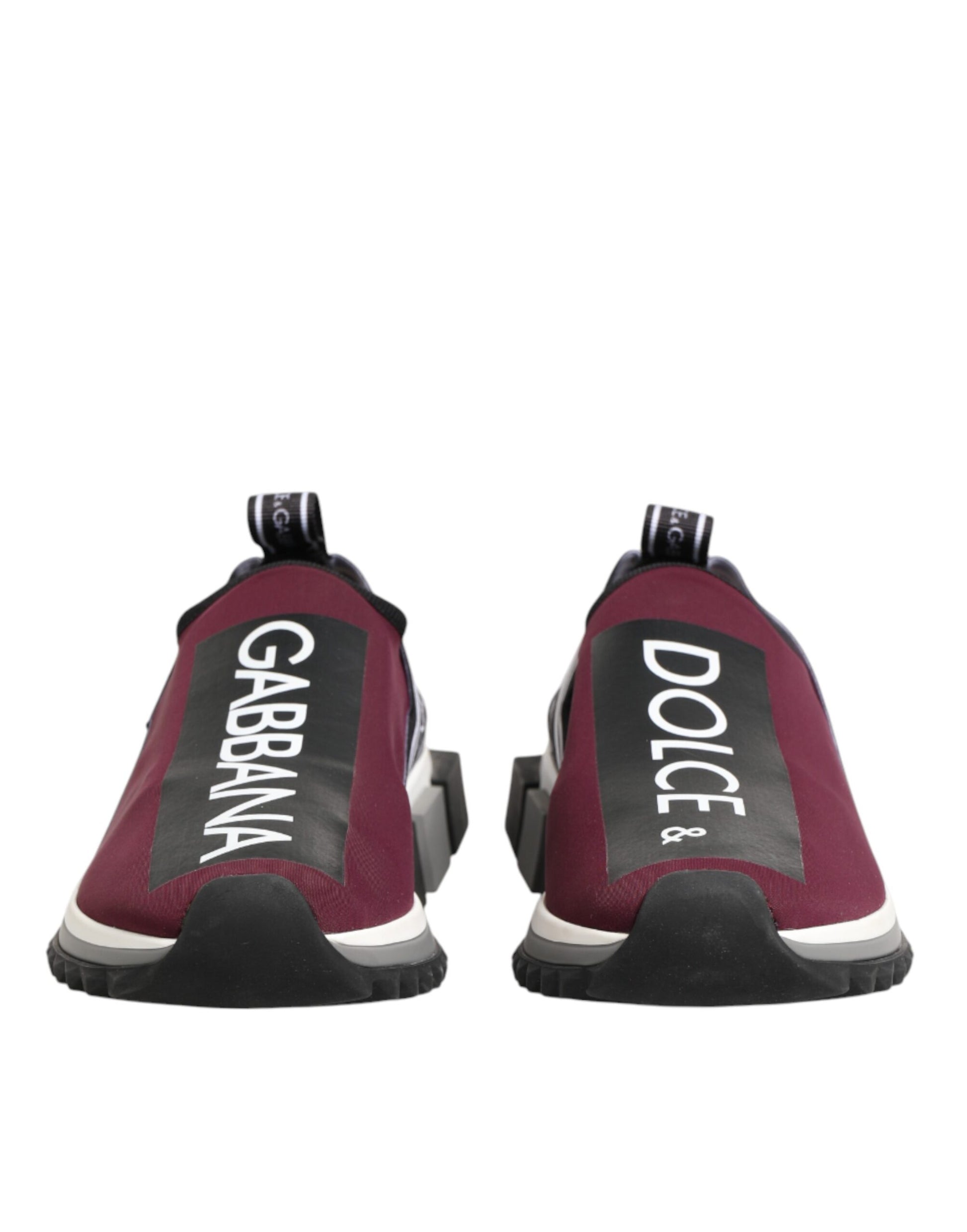 Chaussures homme Dolce & Gabbana Sorrento bordeaux à enfiler