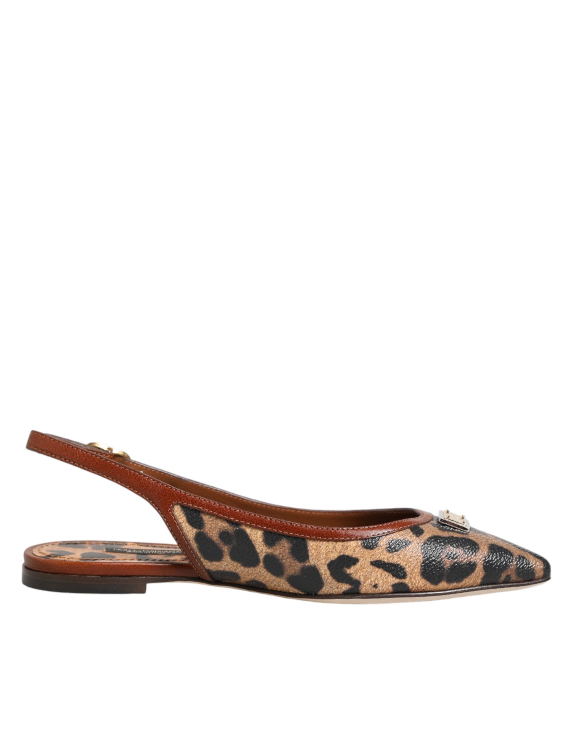 Dolce & Gabbana Brown Ballet Flats for Women alternate view