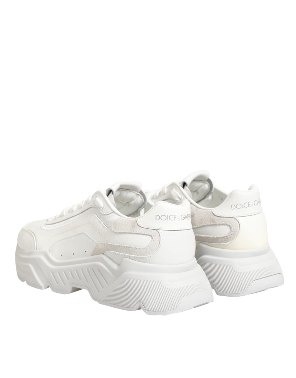 Dolce & Gabbana White Chunky Sneakers for Women side view