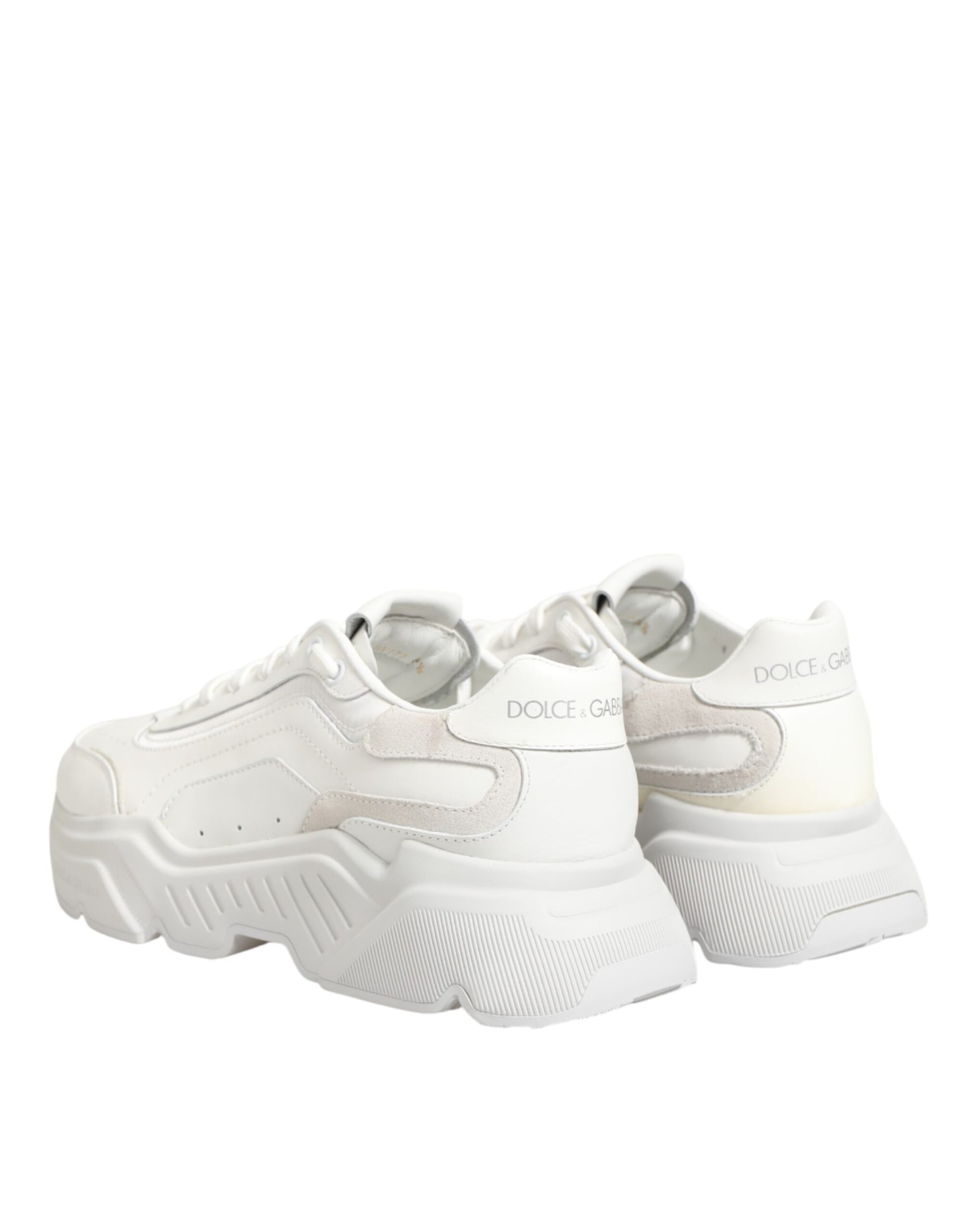 Dolce & Gabbana White Chunky Sneakers for Women side view