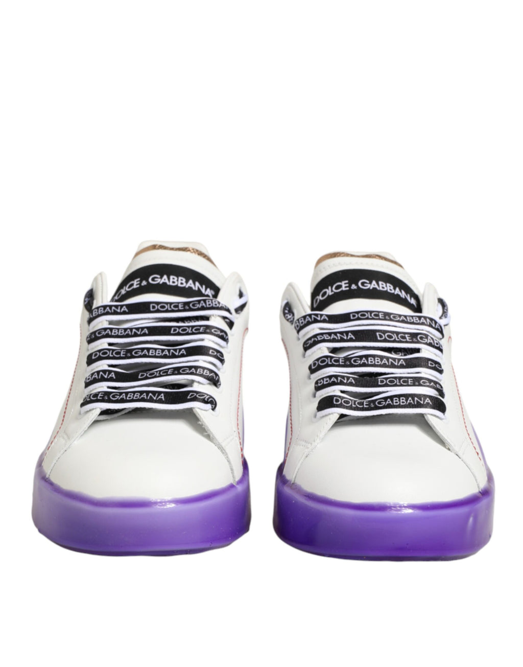 Dolce & Gabbana White Low Top Sneakers for Women detail view