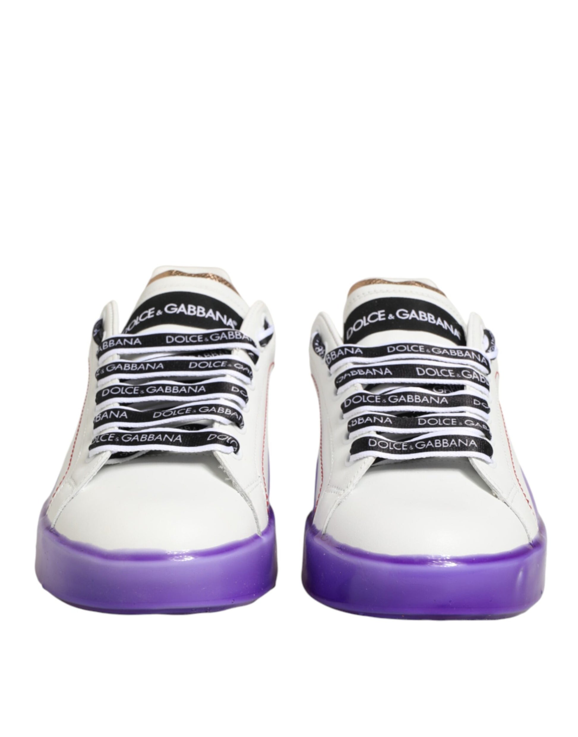 Dolce & Gabbana White Low Top Sneakers for Women detail view