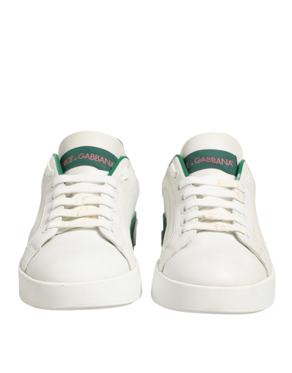 Dolce & Gabbana White Low Top Sneakers for Women detail view