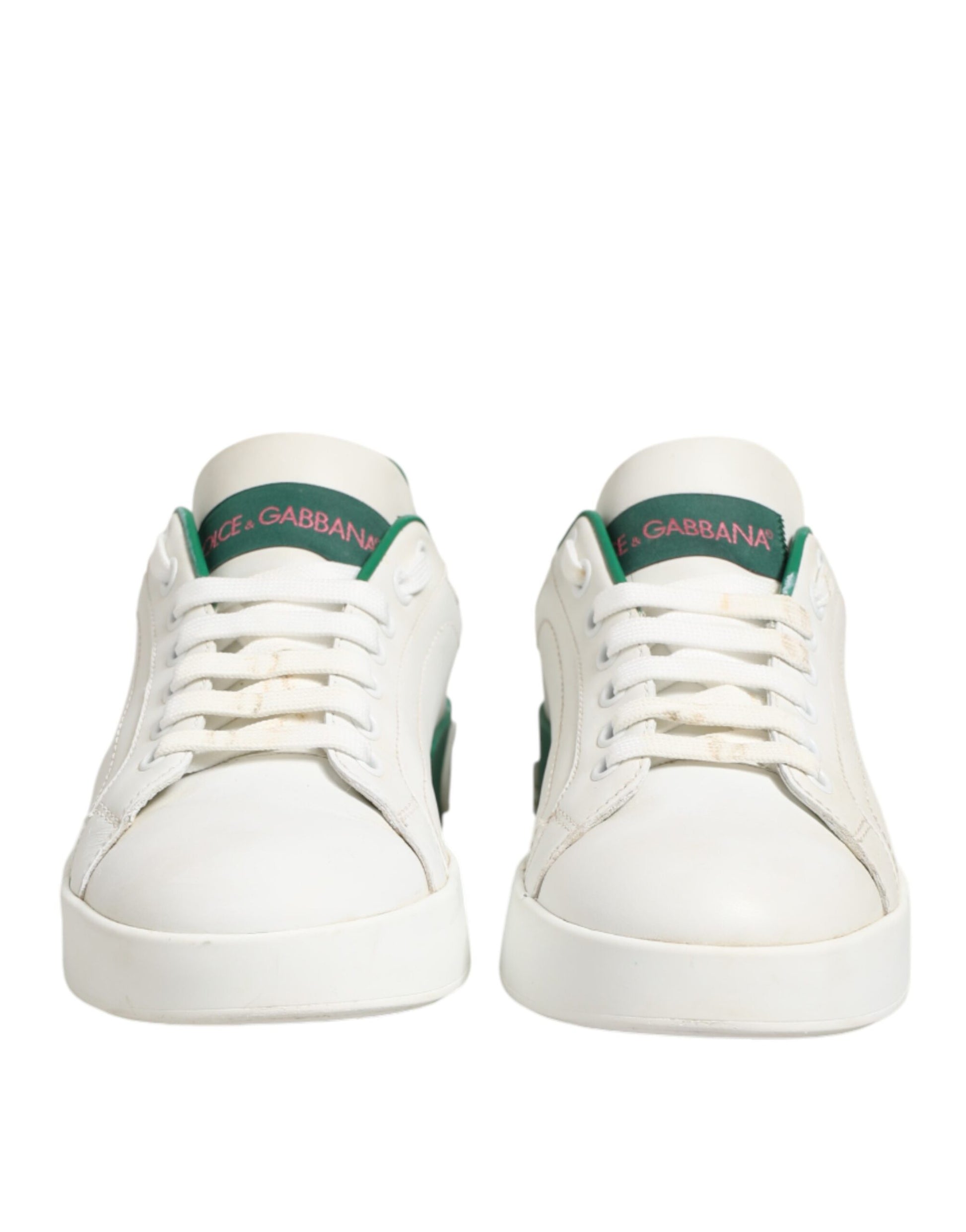 Dolce & Gabbana White Low Top Sneakers for Women detail view