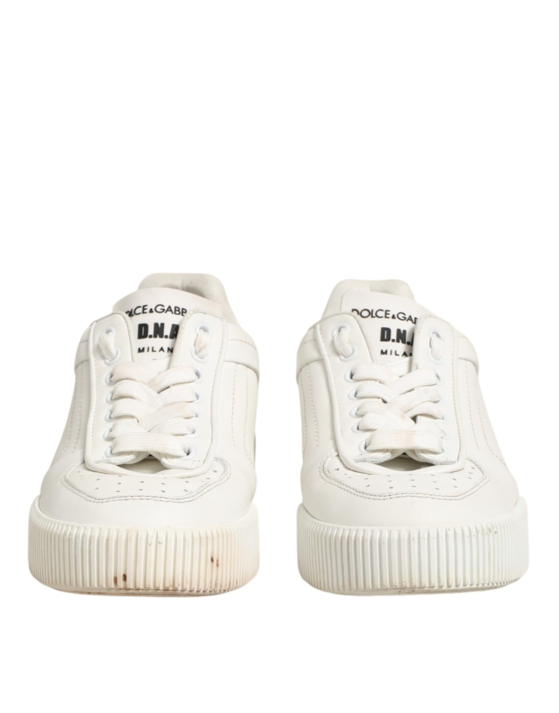 Dolce & Gabbana White Low Top Sneakers for Women detail view