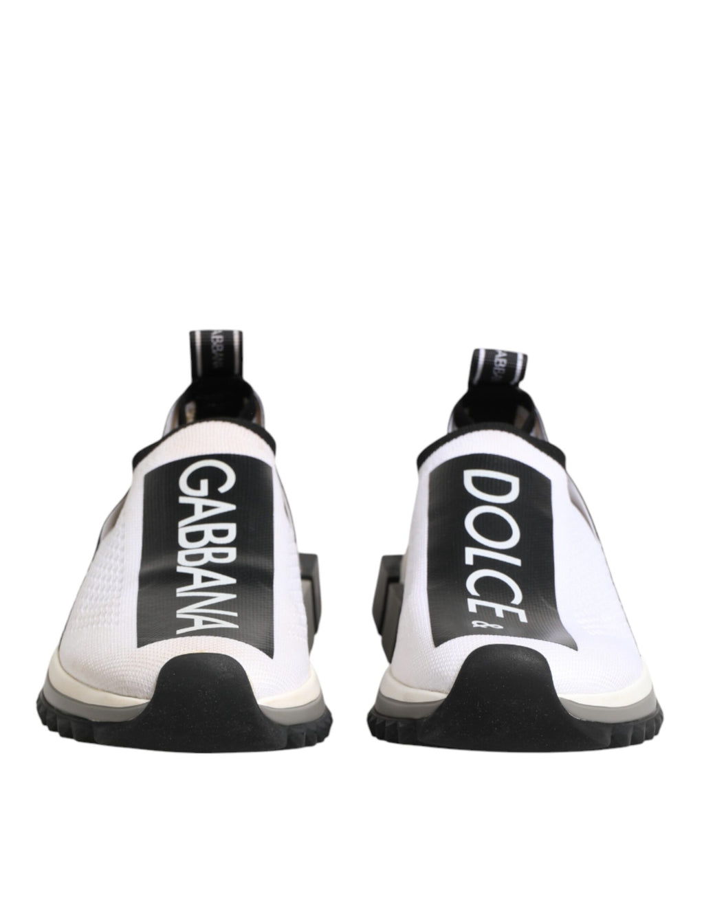 Chaussures Baskets Basses Blanches Sorrento Logo Dolce & Gabbana