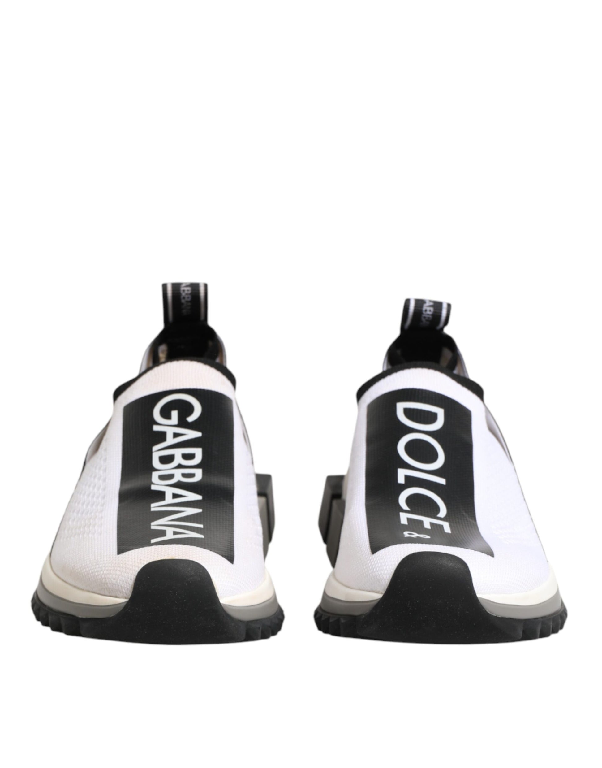 Chaussures Baskets Basses Blanches Sorrento Logo Dolce & Gabbana
