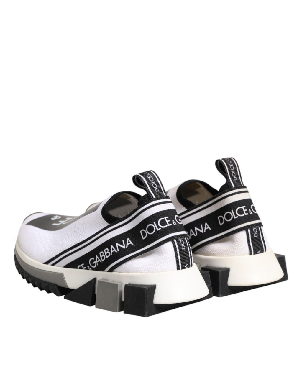 Chaussures Baskets Basses Blanches Sorrento Logo Dolce & Gabbana