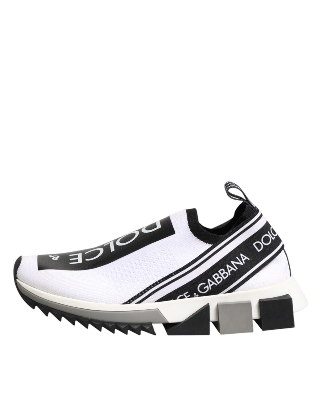 Chaussures Baskets Basses Blanches Sorrento Logo Dolce & Gabbana