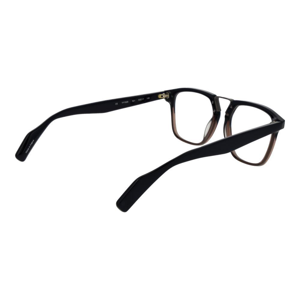 Yohji Yamamoto Black Glasses Frames for Men detail view