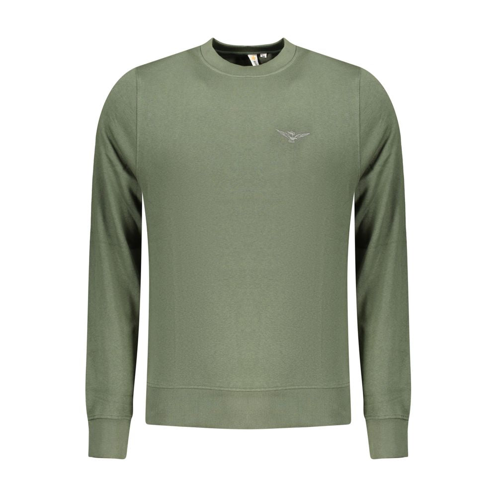 Accademia Militare Vert Coton Homme Sweat-shirt