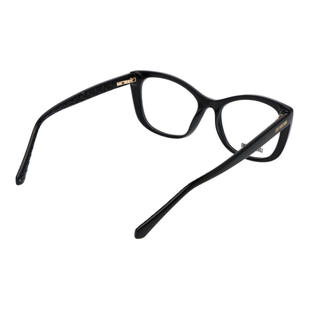 Love Moschino Black Glasses Frames for Women detail view