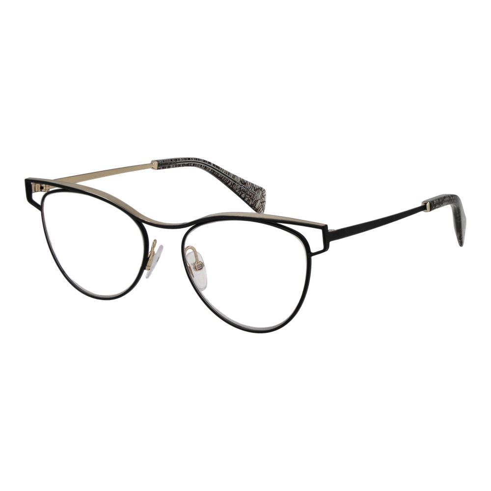 Lunettes (monture) en métal noir Yohji Yamamoto