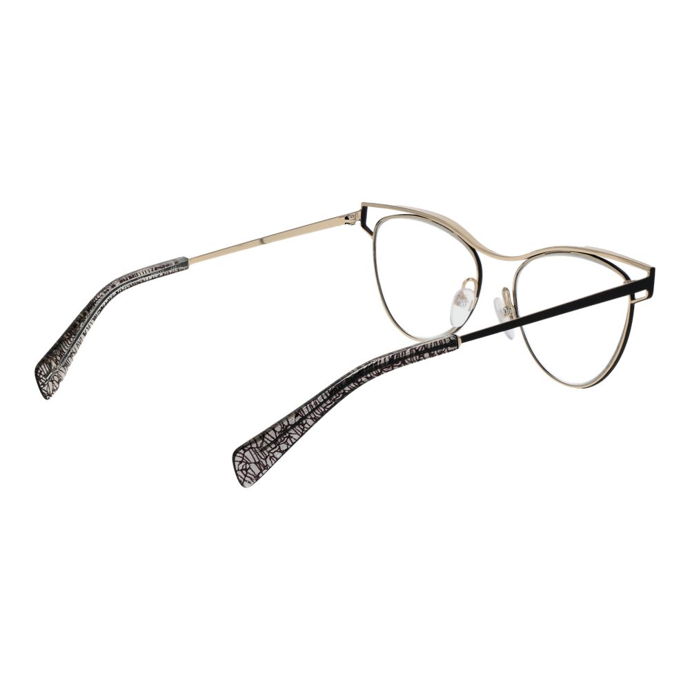 Lunettes (monture) en métal noir Yohji Yamamoto