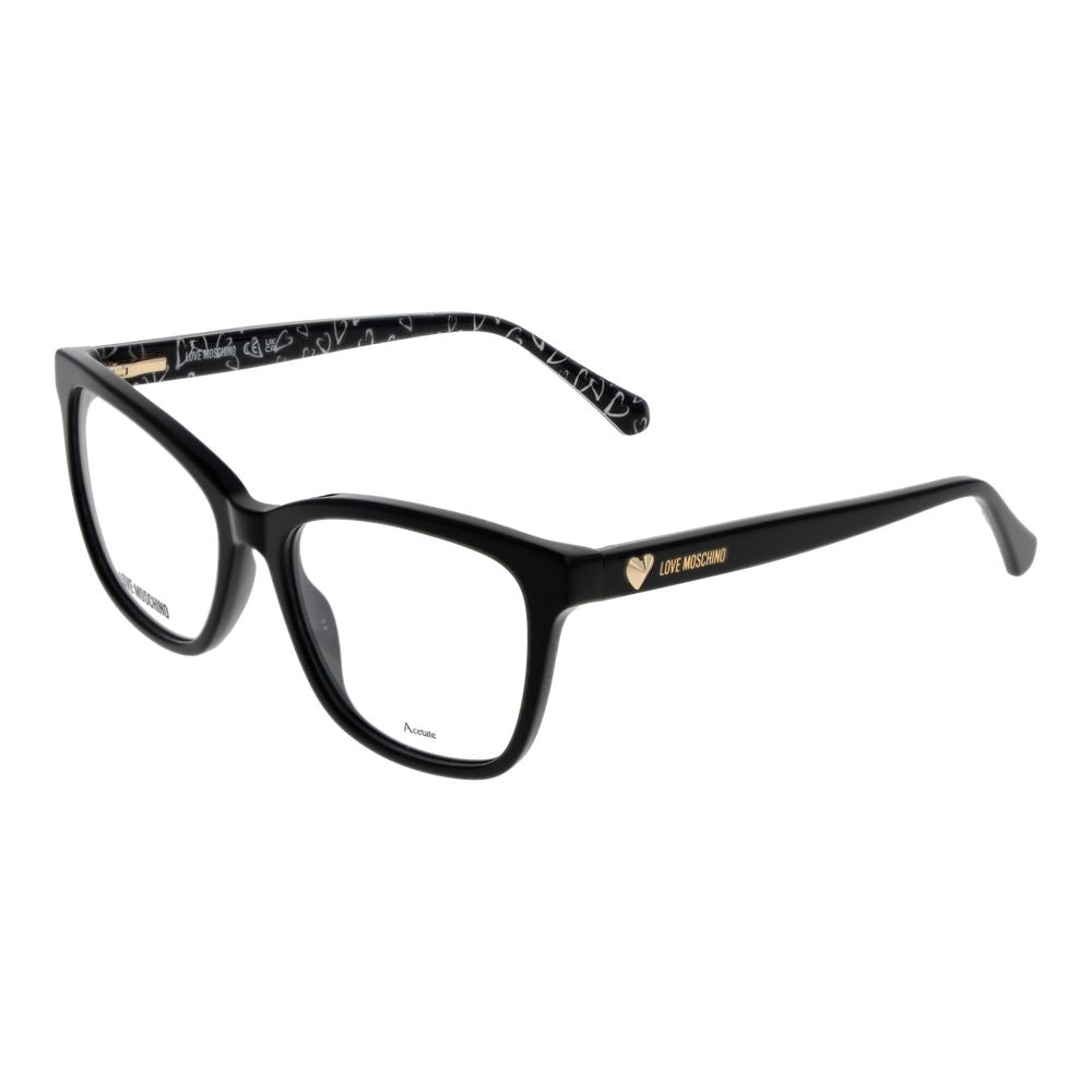 Love Moschino Black Glasses Frames for Women