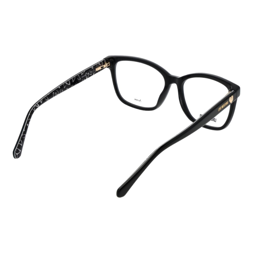 Love Moschino Black Glasses Frames for Women detail view