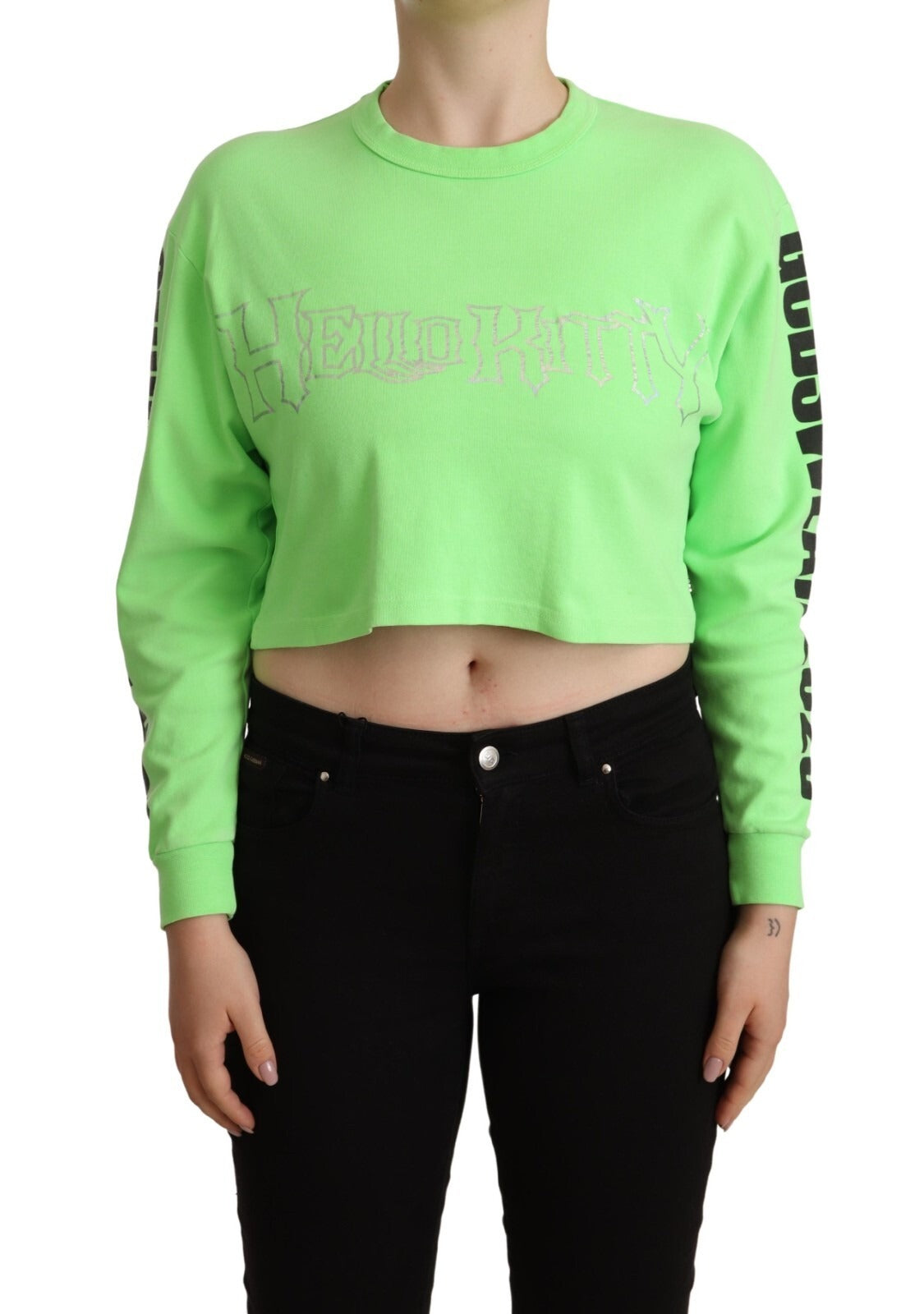 GCDS Green Sweatshirt for Women alternate view