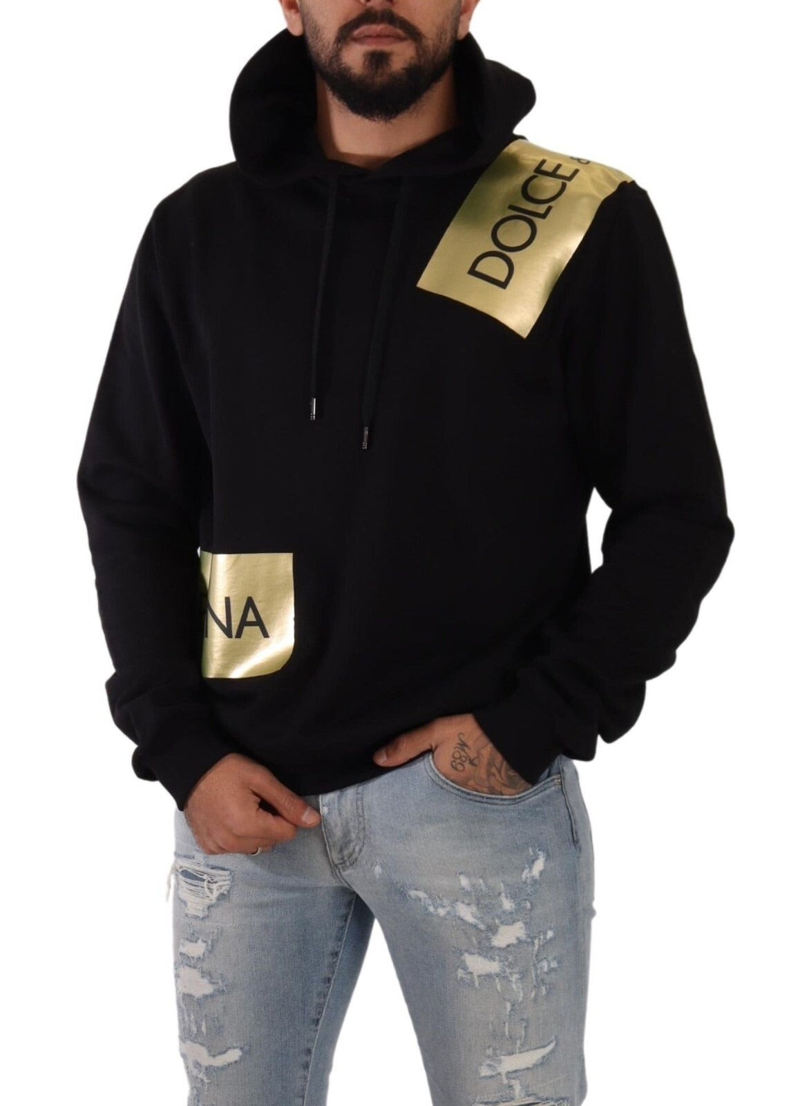 Dolce & Gabbana Black Hoodie for Men alternate view