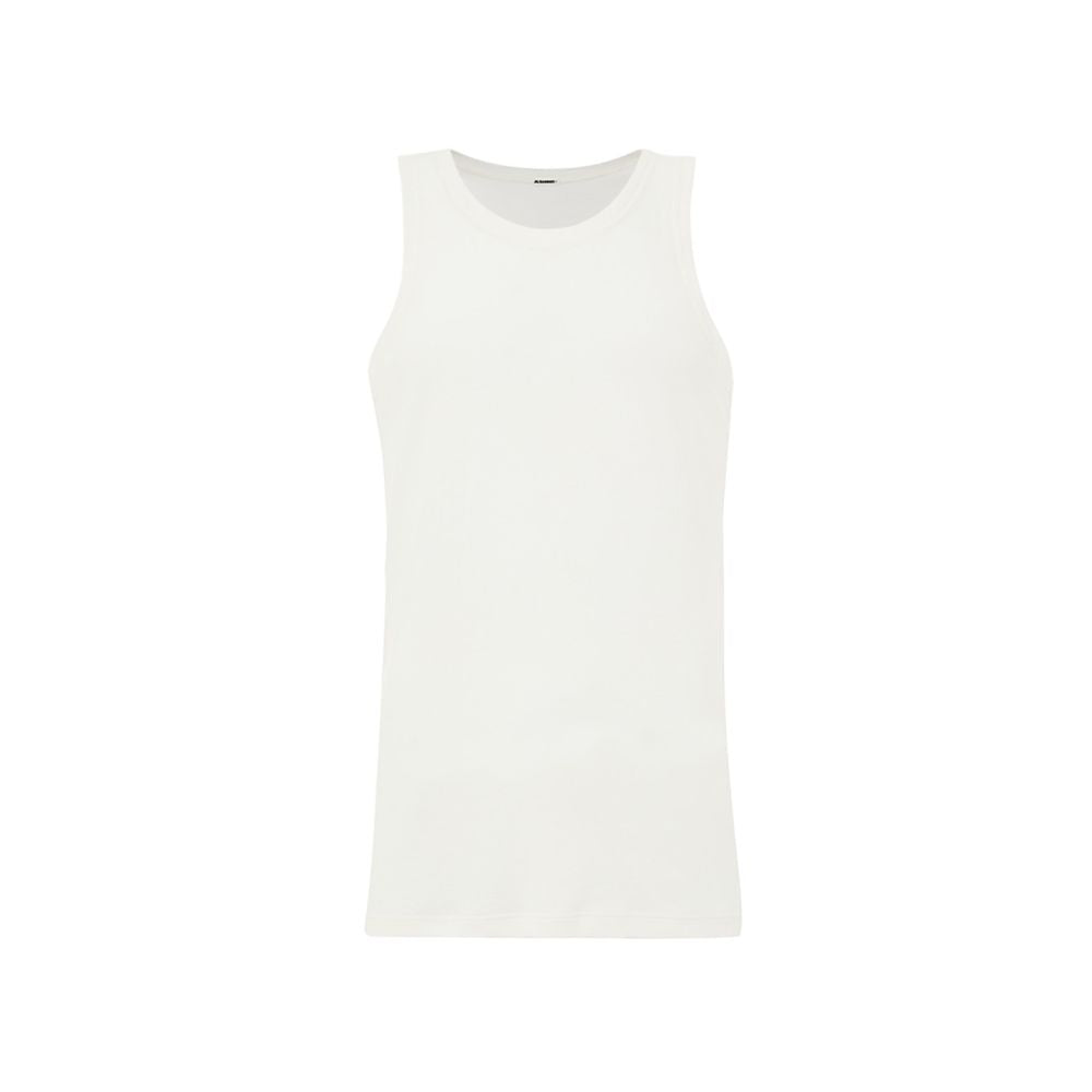 Jil Sander White Sleeveless Jacket for Men