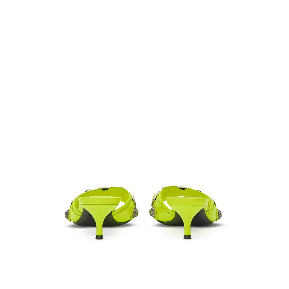 Balenciaga Yellow Mules for Women detail view