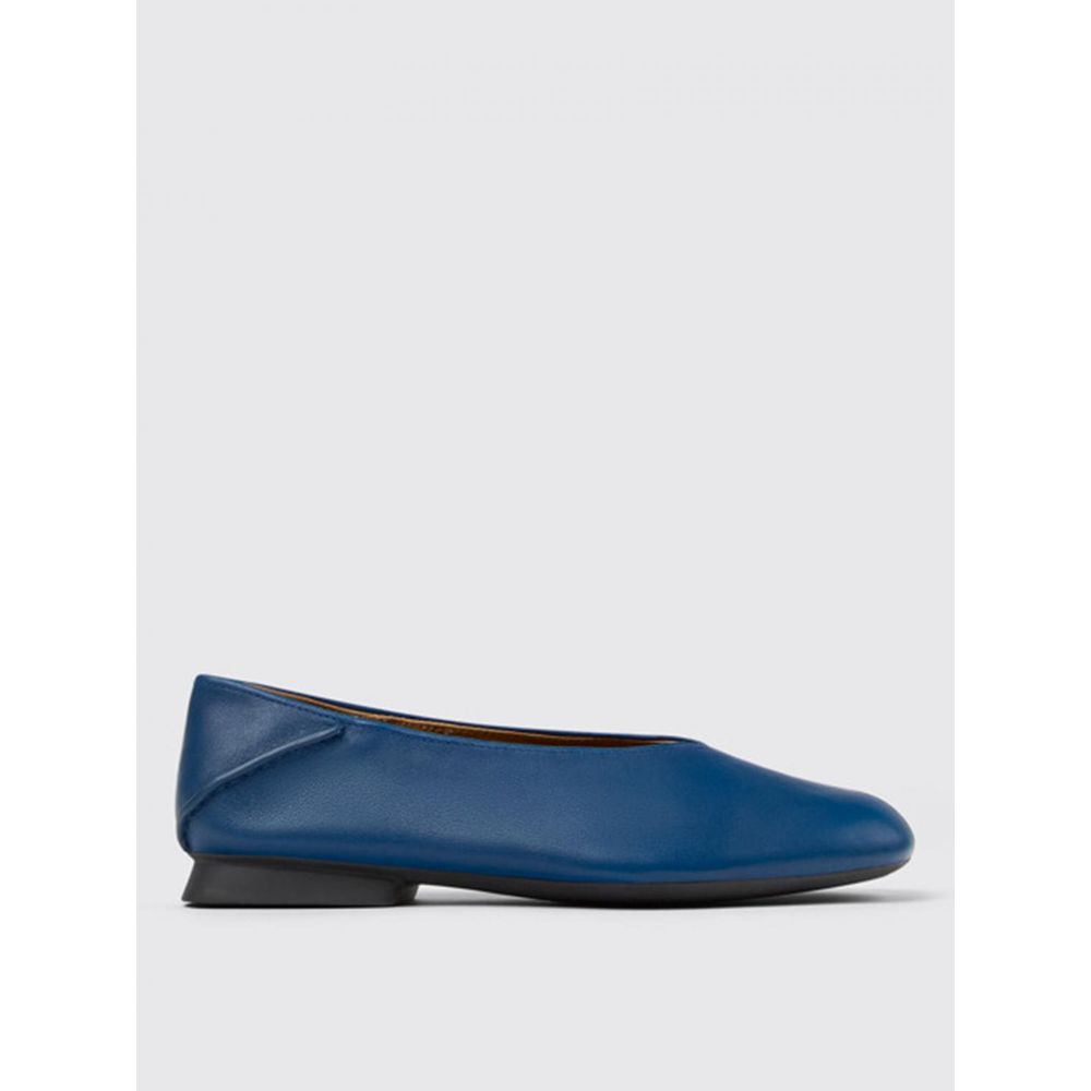 Camper Blue Leather Ballet Flats