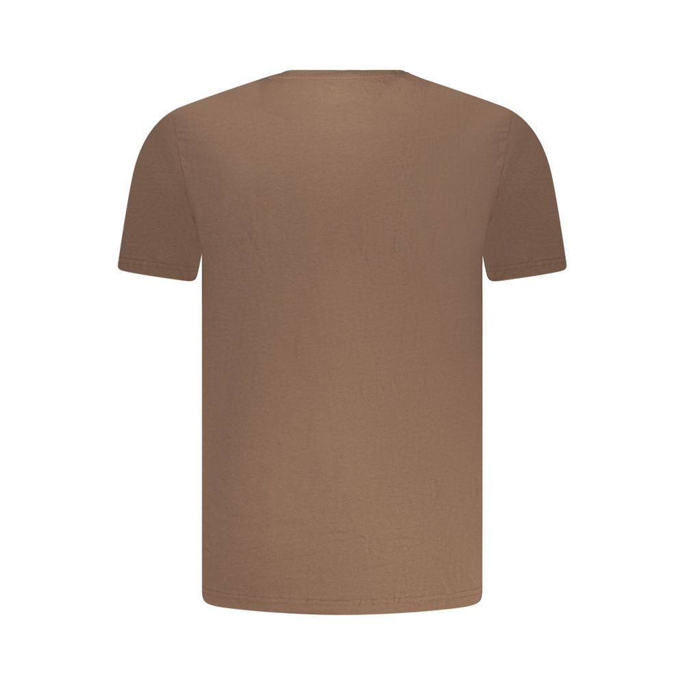 Aeronautica Militare Marrone Cotton Men's T-Shirt