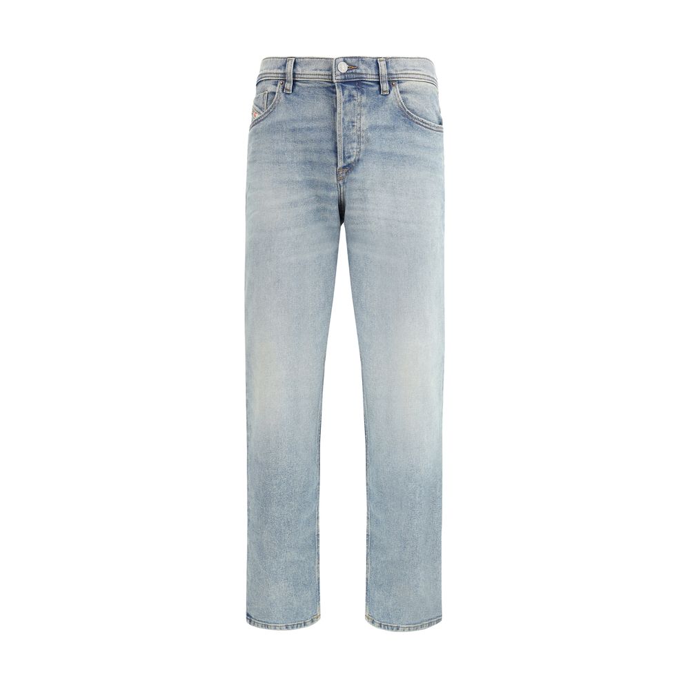 Diesel Blue Cotton Tapered Jeans