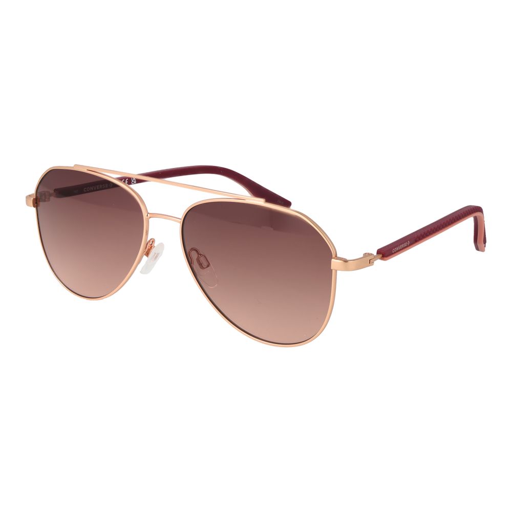 Lunettes de soleil Converse en caoutchouc or rose