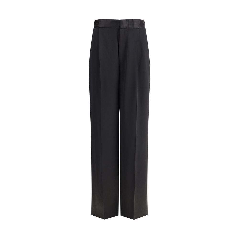 SA SU PHI Black Casual Pants for Women