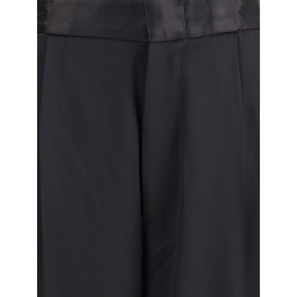 SA SU PHI Black Casual Pants for Women detail view