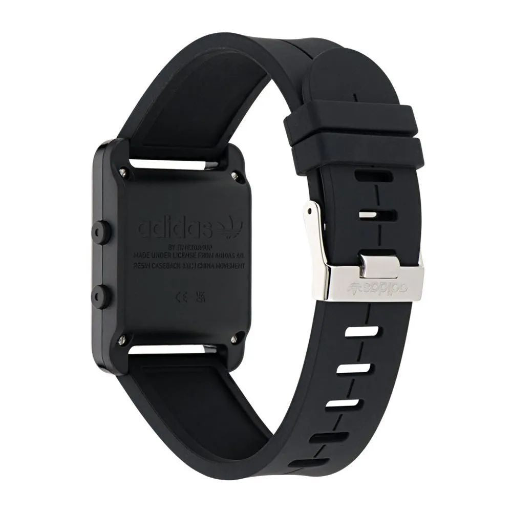 Adidas Black Digital Watches Unisex detail view