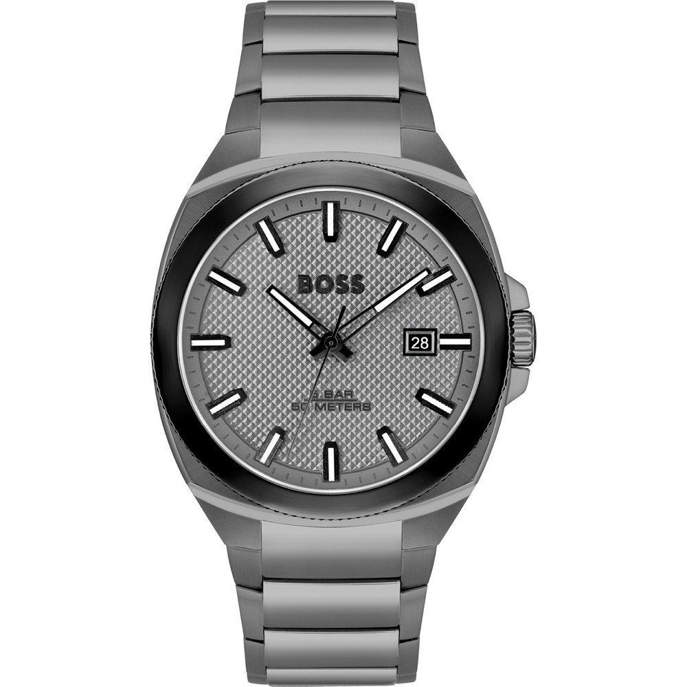 Hugo Boss Grey Dress Watches for Men