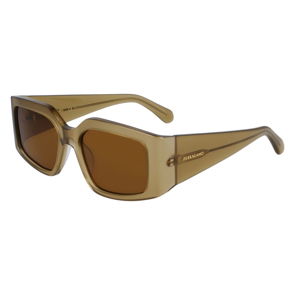 Lunettes de soleil bicolores en acétate Ferragamo