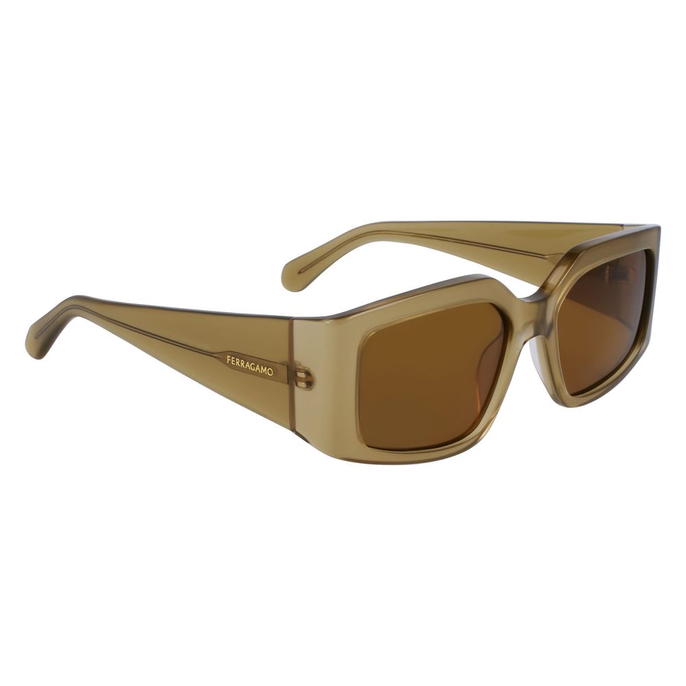 Lunettes de soleil bicolores en acétate Ferragamo